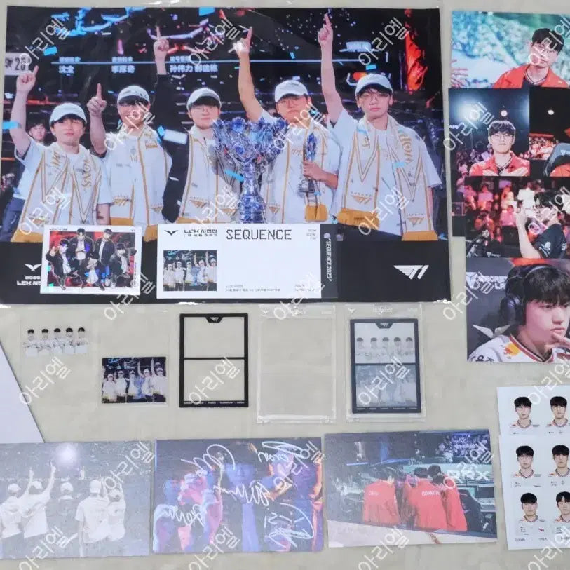[BUNJANG] LCK 2025 Photo Exhibition T1 Do-O-P-G-K "Bundle Set" Merchandise / 2025 LCK 사진전 T1 도오페구케 굿즈 일괄
