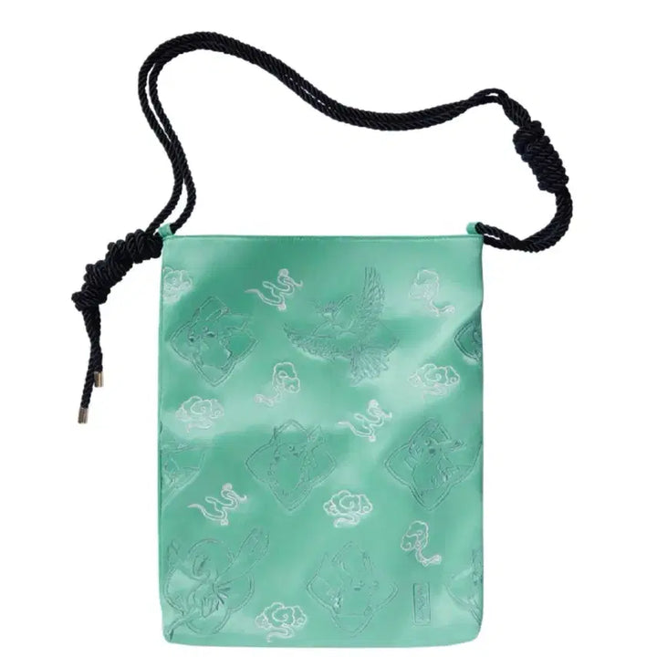 [BUNJANG] Pokemon Store Traditional Edition Celadon Eco Bag / 포켓몬스토어 전통에디션 청자빛 에코백