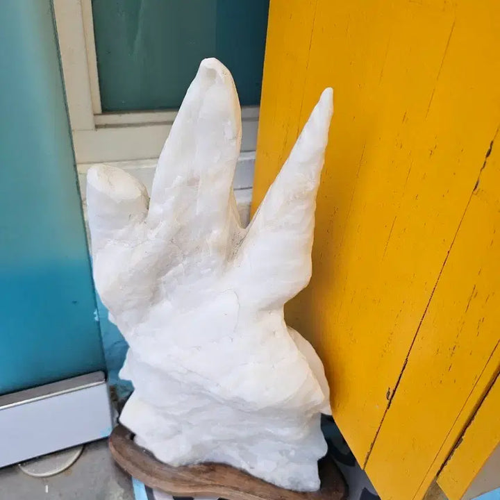 [BUNJANG] Natural Crystal Plaster Statue Ornament / 천연 수정 석고상 장식품