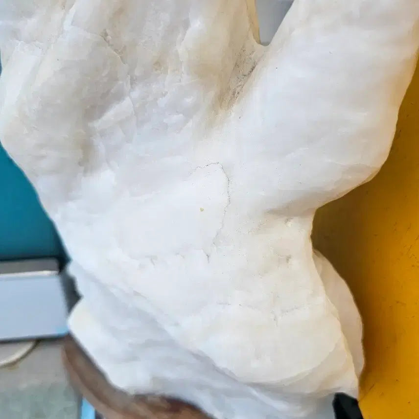 [BUNJANG] Natural Crystal Plaster Statue Ornament / 천연 수정 석고상 장식품