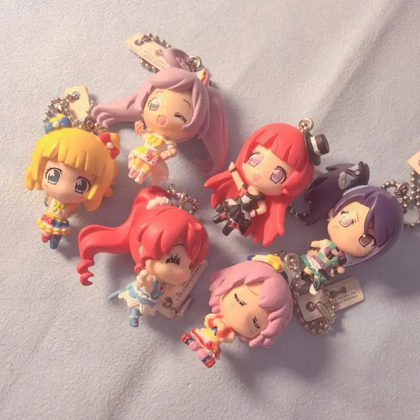 [BUNJANG] PriPara Classic Gacha Keyring Bundle Set / 프리파라 고전 키링 가챠 일괄 양도 미소녀 피규어