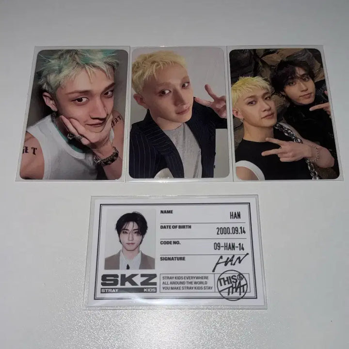 [BUNJANG] Stray Kids SKZ-REPLAY Bang Chan Han Jisung Photocard Bundle Set / 스키즈 디스앤댓 방찬 한지성 포토카드 양도