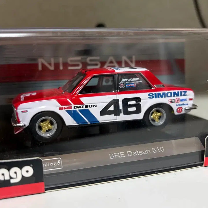 [BUNJANG] Bburago BRE Datsun 510 Racing 1:43 Scale Diecast Car / 1:43 부라고 BRE Datsun 510 레이싱 미니카 다이캐스트