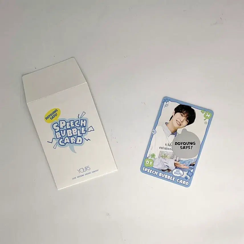 [BUNJANG] NCT 127 DOYOUNG Encore Concert [Yours] Speech Bubble Photocard / 엔시티127 도영 앙코르 콘서트 [유어스] 스피치 버블 포토카드 NCT127 DOYOUNG ENCORE CONCERT [YOURS] SPEECH BUBBLE PHOTO CARD 4