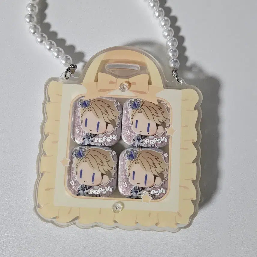 [BUNJANG] Ensemble Stars! Arashi Chara-Ani Star Kisekae Plush + Ita Bag + Limited Scout Button Badge Set / 앙스타 아라시 중스타 누이 이타백 중스타 한정 스카우트 단추 캔뱃지 뱃지