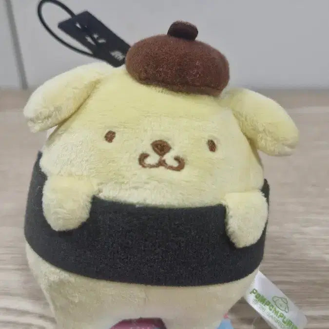[BUNJANG] Sanrio Pompompurin Tamago Sushi Makko Keychain Doll / 산리오 폼폼푸린 계란 초밥 타마고 스시 인형 마코 키링