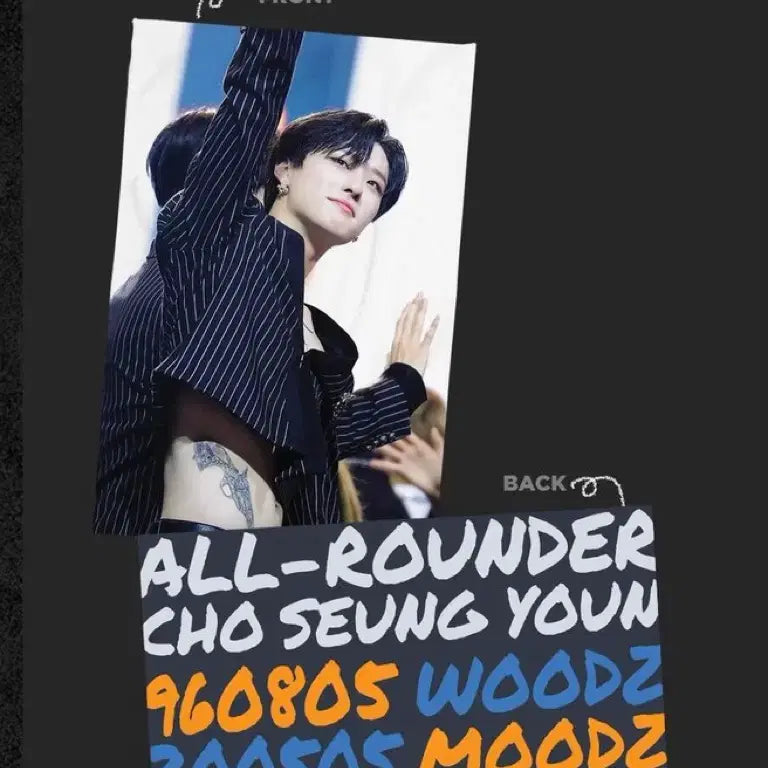 [BUNJANG] WOODZ Cho Seung Youn Tattoo Photocard Blanket Sealed / 조승연 woodz 문신 포토 담요 미개봉
