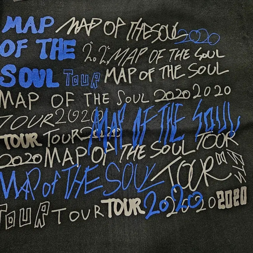 [BUNJANG] BTS Map of the Soul Tour T-Shirt (M) / 새상품) bts 맵오브더솔 콘서트 투어 티셔츠 판매합니다