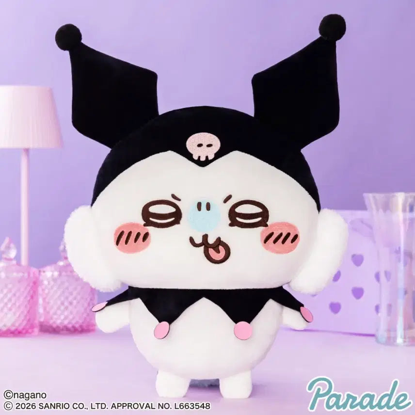 [BUNJANG] Kuromi x Momonga Sanrio Collaboration Big Plush / 미개봉)쿠로미x모몽가 산리오 콜라보 빅누이 새상품