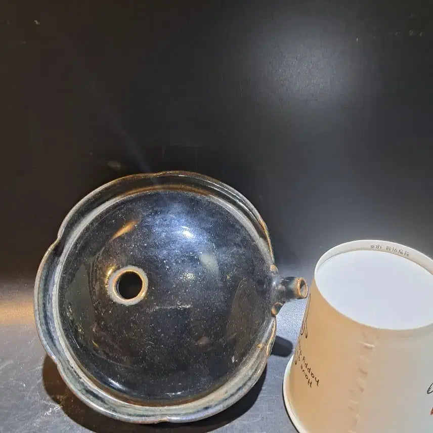 [BUNJANG] Black Glazed Inkstone / 흑유 연적