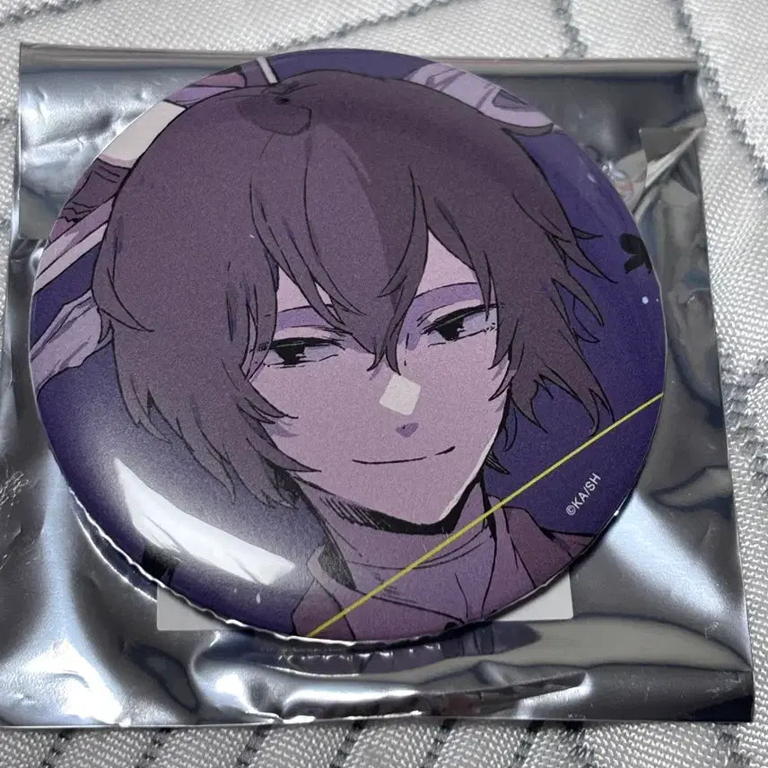 [BUNJANG] Bungo Stray Dogs Osamu Dazai Original Art Can Badge / 미사용 ) 문스독 다자이 오사무 캐릭터별 원화 캔뱃지 뱃지