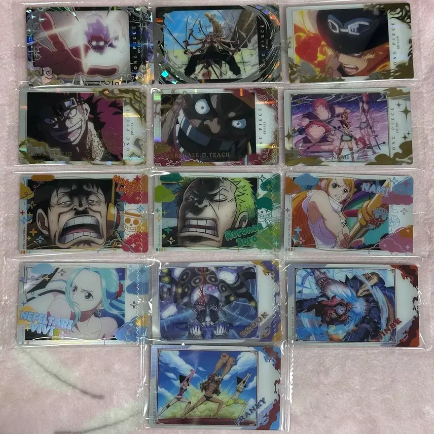 [BUNJANG] One Piece Ichiban Kuji Cards Luffy Zoro Teach Kid Nami Sabo Vivi Brook Franky Jinbe / 원피스 니카 루피 조로 티치 검은수염 키드 나미 사보 비비 브룩 프랑키 징베 이타쟈가 카드 이타자가 SR R N 레어 노멀 일괄
