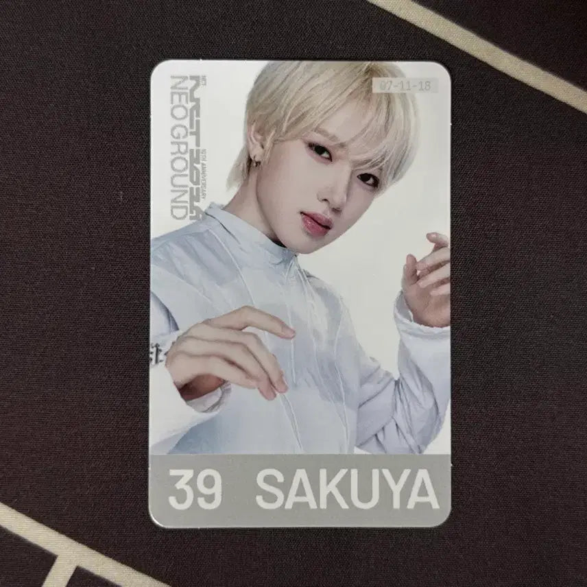 [BUNJANG] NCT Neo City 10th Anniversary Neo Ground Sakurya Photocard / 엔시티 10주년 네오그라운드 팝업 트레카 nct 2026 neo ground 사쿠야 포카