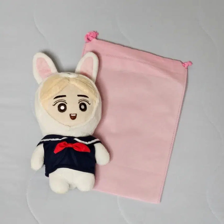 [BUNJANG] EXO Suho Blonde Cotton Rabbit Doll / 엑소 수호 금발 면토끼 금면이 인형