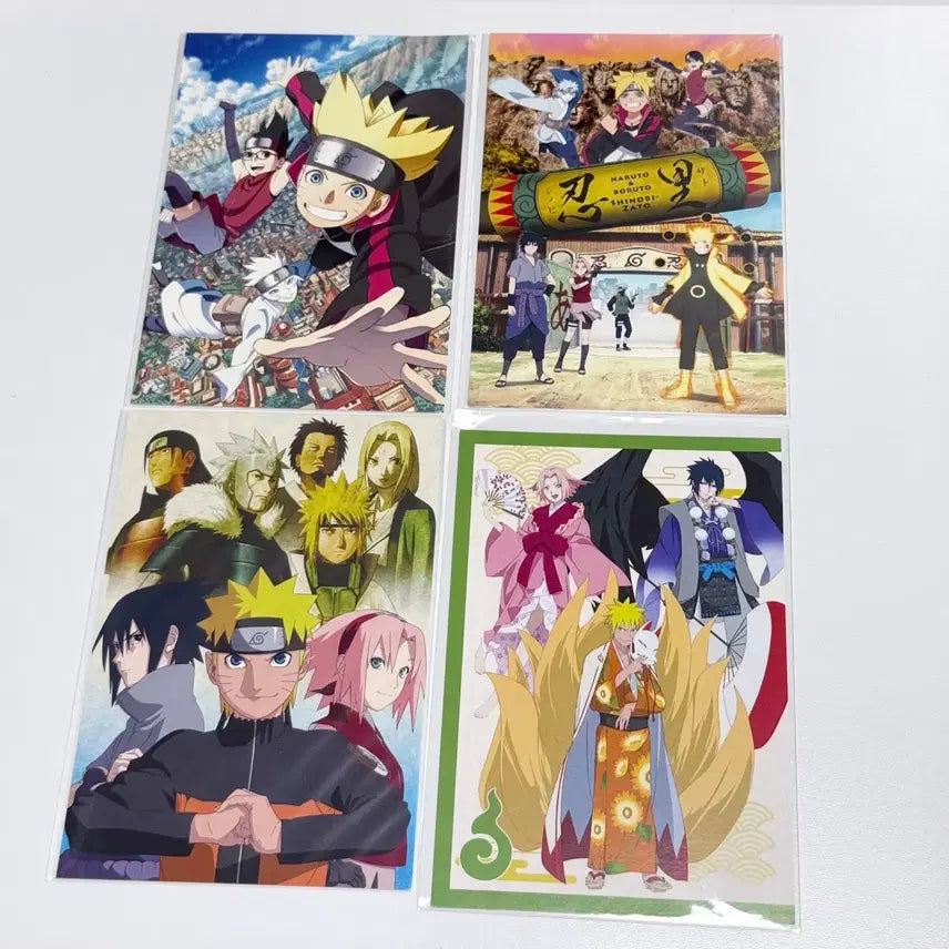 [BUNJANG] Naruto &amp; Boruto Characters "Hyakki Yagyō" Postcard Set / 나루토 백귀야행 보루토 엽서 사스케 카카시 사쿠라 미나토