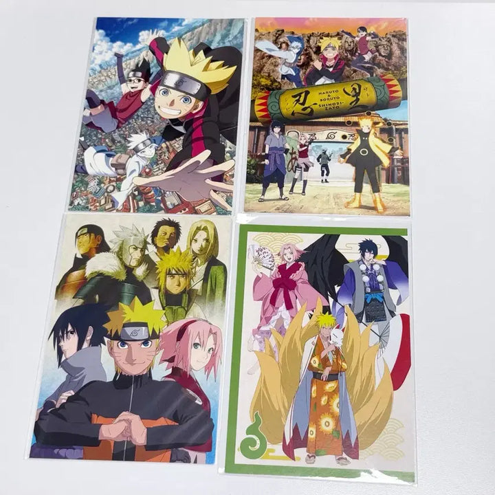 [BUNJANG] Naruto &amp; Boruto Characters "Hyakki Yagyō" Postcard Set / 나루토 백귀야행 보루토 엽서 사스케 카카시 사쿠라 미나토