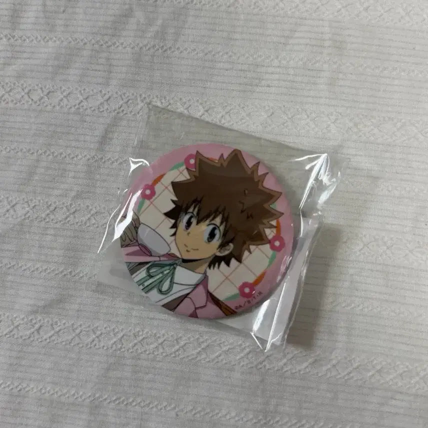 [BUNJANG] Katekyo Hitman Reborn! Ribbon Lottery Spring Tea Time Tsuna Can Badge / 가히리 리본 쿠지 봄의 티타임 츠나 캔뱃지