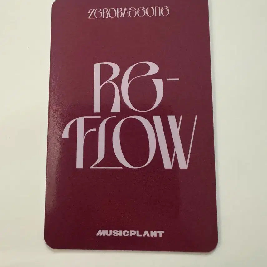 [BUNJANG] ZEROBASEONE ZB1 Re-flow Sung Hanbin Musicplant POB Photocard / 제로베이스원 zb1 리플로우 re-flow 뮤직플랜트 특전 성한빈
