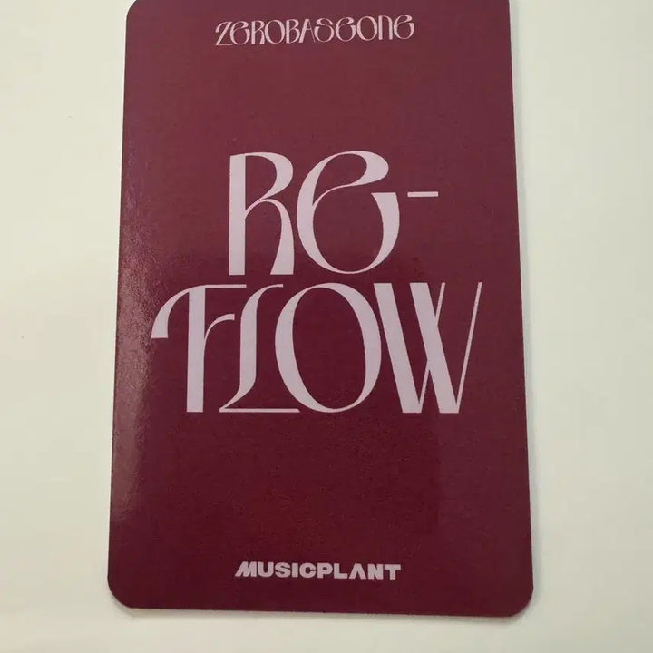 [BUNJANG] ZEROBASEONE ZB1 Re-flow Sung Hanbin Musicplant POB Photocard / 제로베이스원 zb1 리플로우 re-flow 뮤직플랜트 특전 성한빈