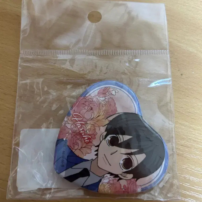 [BUNJANG] Ouran High School Host Club Haruhi Fujioka Heart Can Badge / 오란고교 후지오카 하루히 하트 캔뱃지 판매