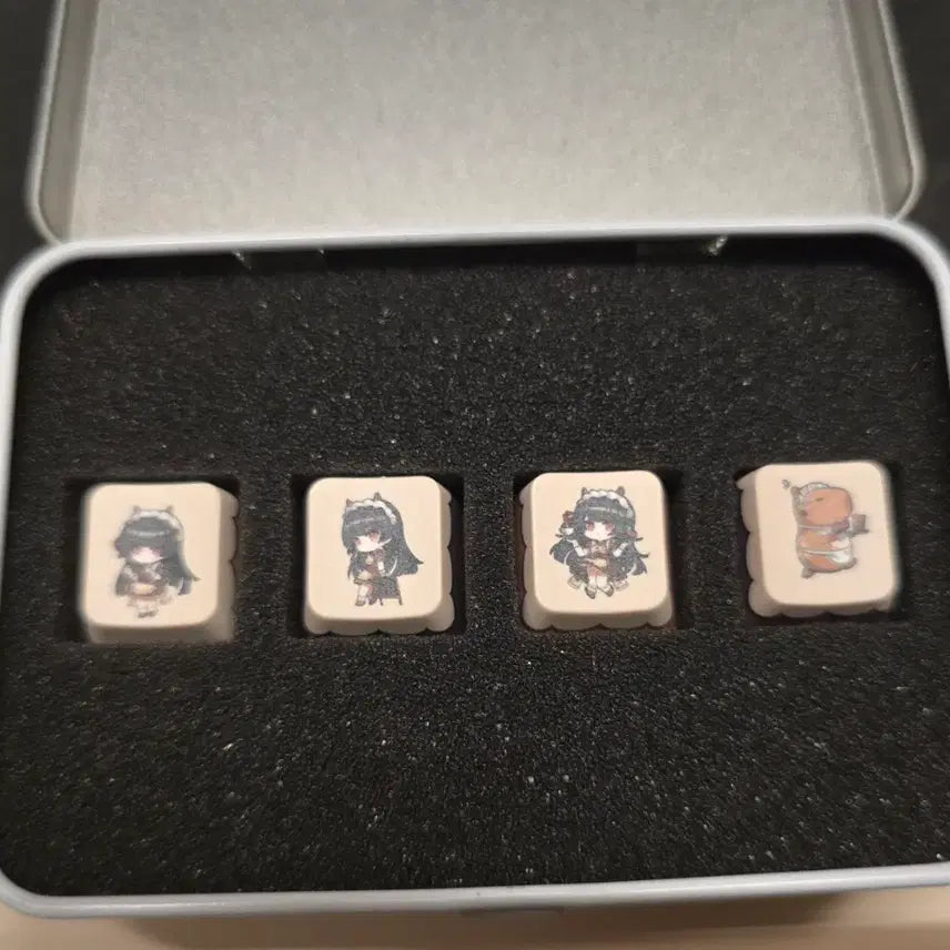 [BUNJANG] Ddingjo Cafe "A Place Where Memories Linger" SD Keycap Set / 띵조 카페 기억이 머무는 곳 SD 키캡세트 (택포)
