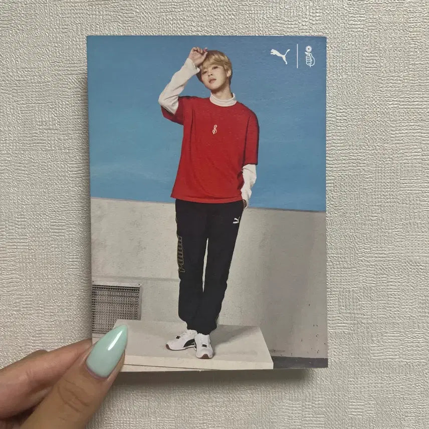 [BUNJANG] BTS Puma Jimin Postcard / 방탄소년단 BTS 푸마 PUMA 지민 엽서