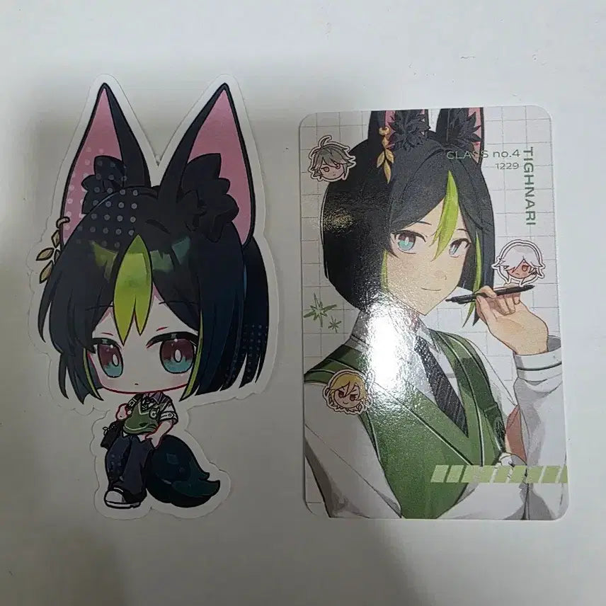 [BUNJANG] Genshin Impact Sumeru Cafe Lucky Draw Special Edition Tighnari Photocard Sticker Bundle Set / 원신 비공식 수메르 카페 전프레 럭드 특전 타이나리 포토카드 포카 스티커 일괄