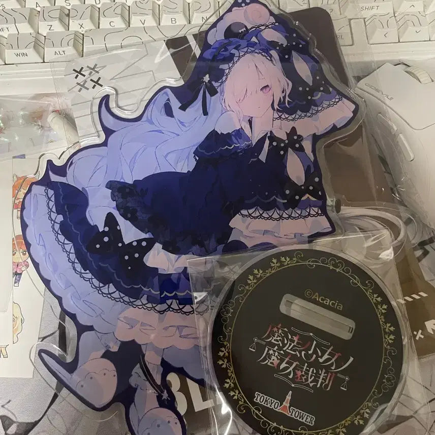 [BUNJANG] Magical Girl Witch Trial Ahnan Extra Large Acrylic Stand 25cm / 마법소녀의 마녀재판 안안 특대 아크릴 스탠드 25cm