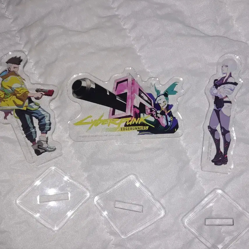 [BUNJANG] Cyberpunk: Edgerunners Acrylic Standee Set (David, Lucy, Rebecca) / 사이버펑크 엣지러너 아크릴스탠드 3종 데이비드 루시 레베카
