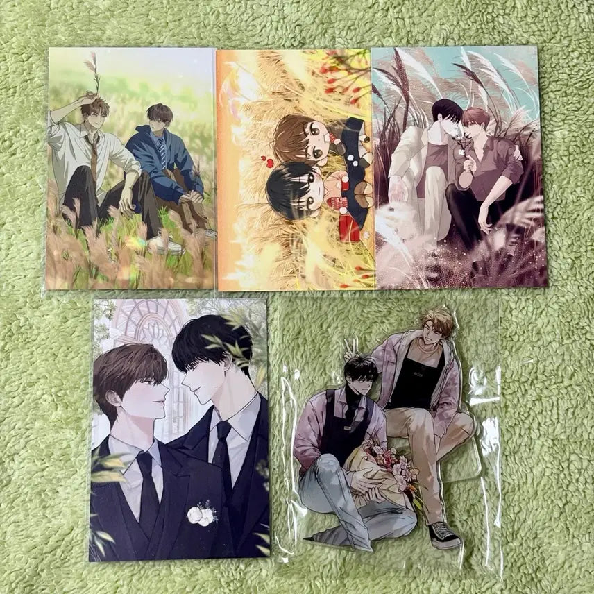 [BUNJANG] Yushil Heoheo Acrylic Stand &amp; Postcard Lucky Draw / 유실 허허님 아크릴 스탠드 생카 엽서 럭드 굿즈