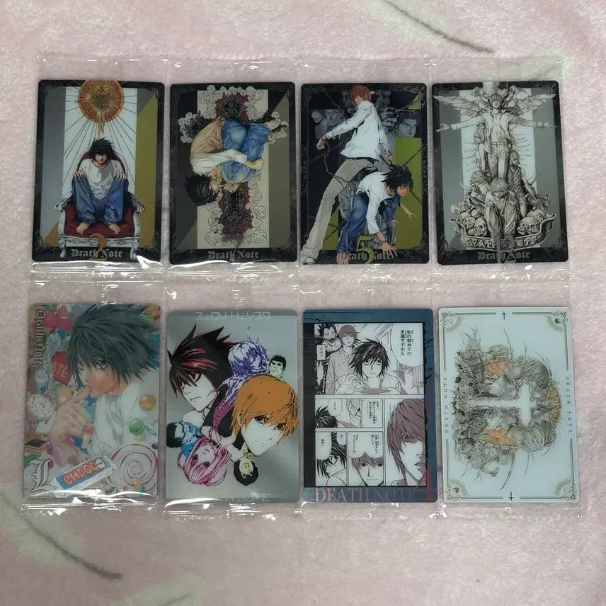 [BUNJANG] Death Note Original Art Wafer Card Set (El, Light, Misa, Mello, Near, Rem, Ryuk) - Sealed / 데스노트 엘 라이토 미사 멜로 니아 렘 류크 원화 웨하스 카드 미개봉