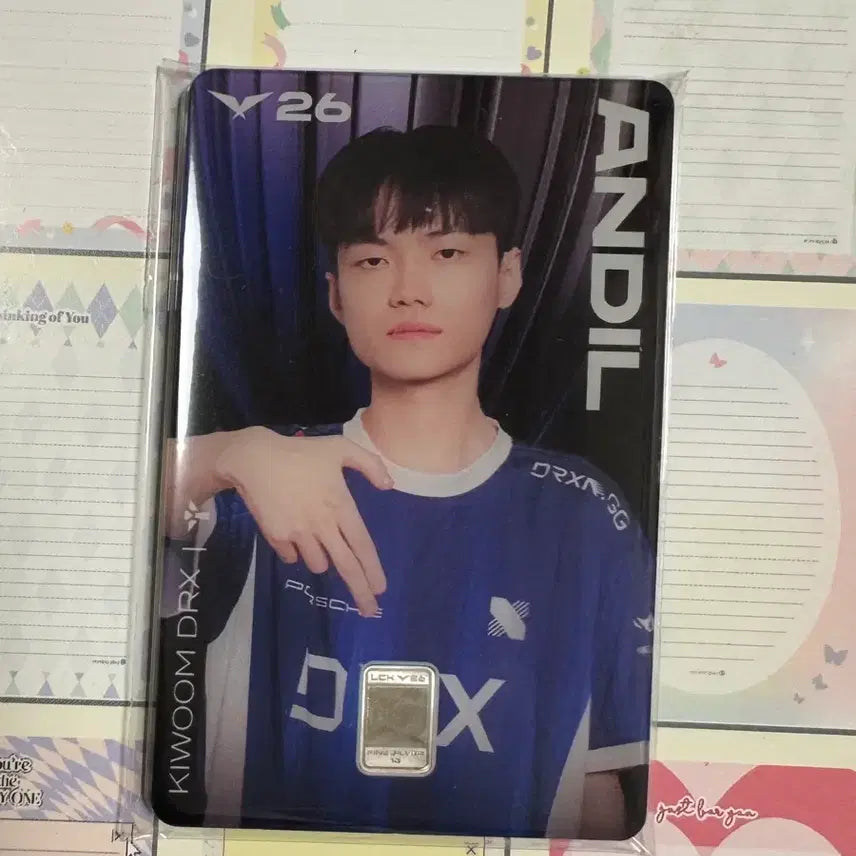 [BUNJANG] KRX Andil LCK Korea Minting Corporation Silver Card / (안딜) LCK 한국조폐공사 실버카드