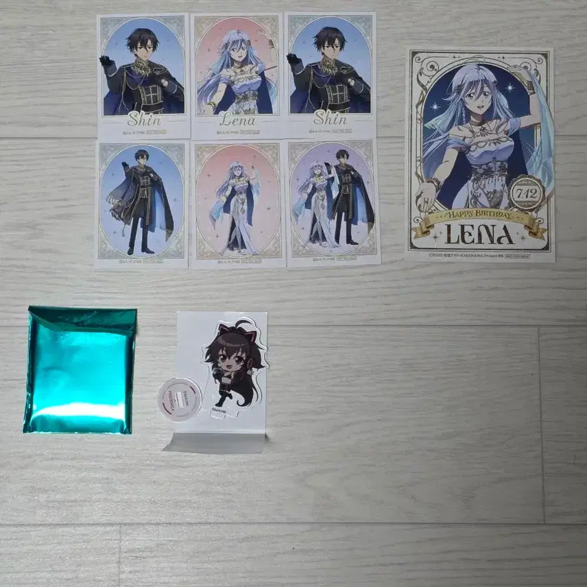 [BUNJANG] Eighty Six Lena New Acrylic Stand, Photocard, Postcard / 86 - Eighty Six - 레나 신 아크릴 스탠드 포토카드 엽서
