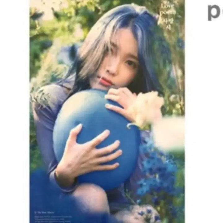 [BUNJANG] IU Love Poem Album Poster Bromide 2019 / 러브포엠 블루밍 앨범 포스터 브로마이드 2019년 아이유