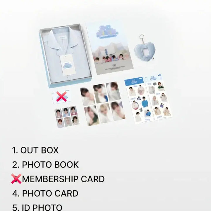 [BUNJANG] TWS 42 Membership Kit Full Set / TWS 투어스 42 멤버십 키트