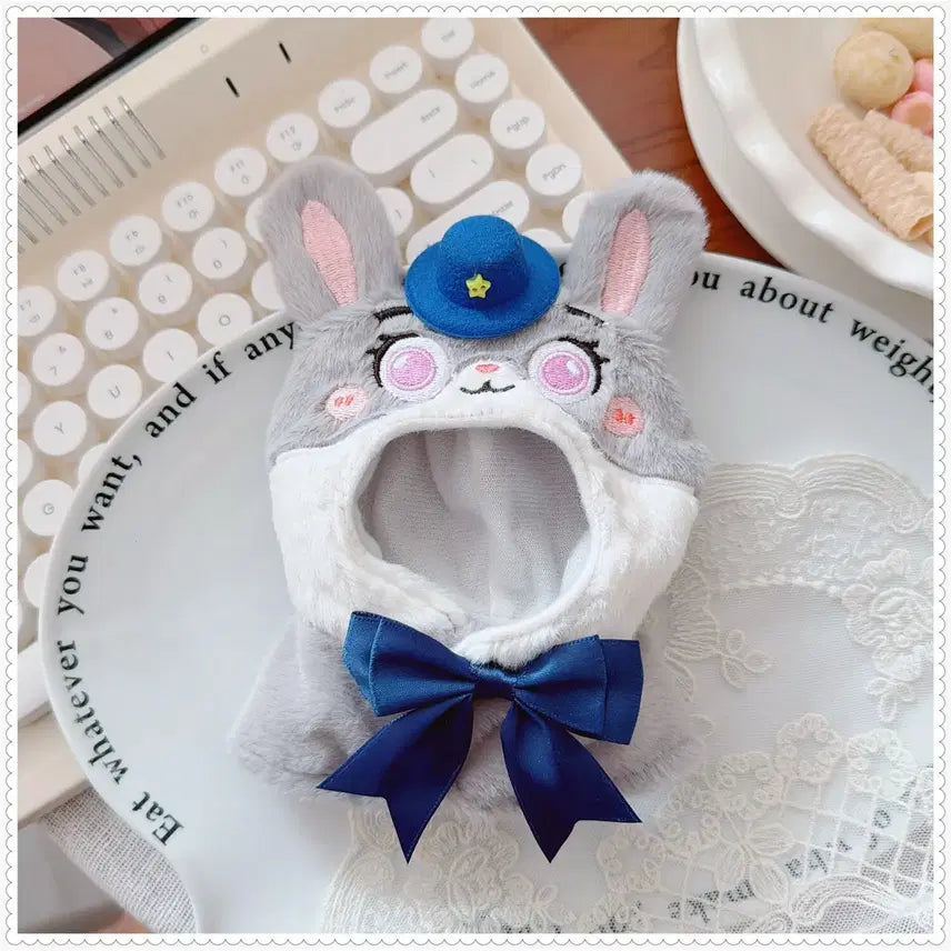[BUNJANG] 10cm Judy Hopps Zootopia Cape Plush Clothing / 10cm 솜인형 주토피아 주디 케이프 망토 인형옷