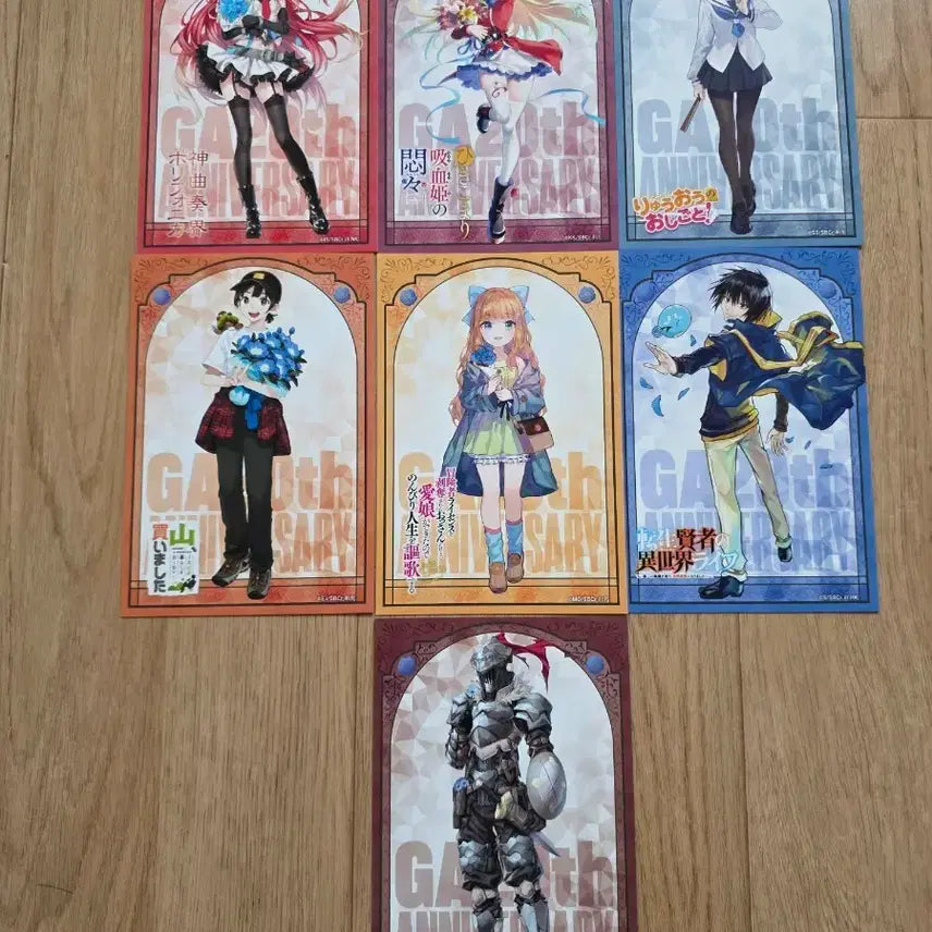 [BUNJANG] GA Bunko 15th Anniversary Postcard Set / GA문고 15주년엽서 고블린슬레이어 용왕이하는일 등