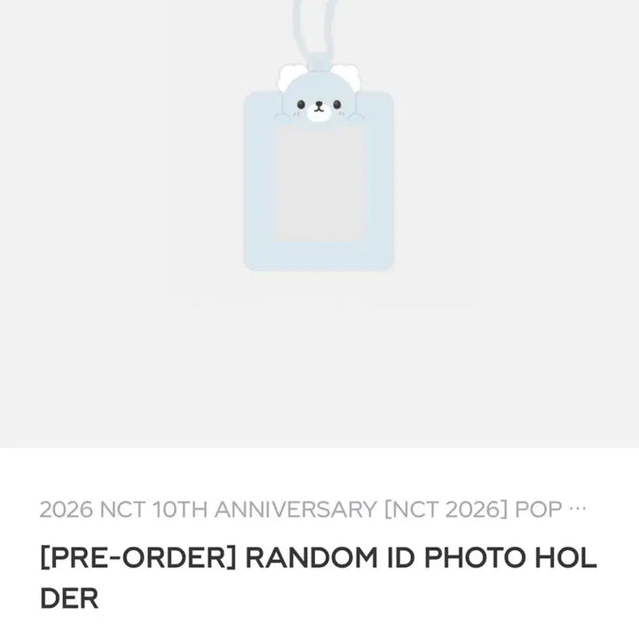[BUNJANG] NCT 127 Yuta Photocard Holder (Character ID Ver.) / Character ID PHOTO HOLDER ( yuta ver.) nct nct127 유타 증사 홀더