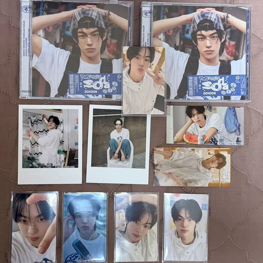 [BUNJANG] TWS Japan Solo Album Dohoon Lucky Draw and Tower Records Photocard Set / 투어스 소다소다 일본 개인반 앨범 도훈 + 타워레코드 럭드, 특전 도훈포카 풀세트