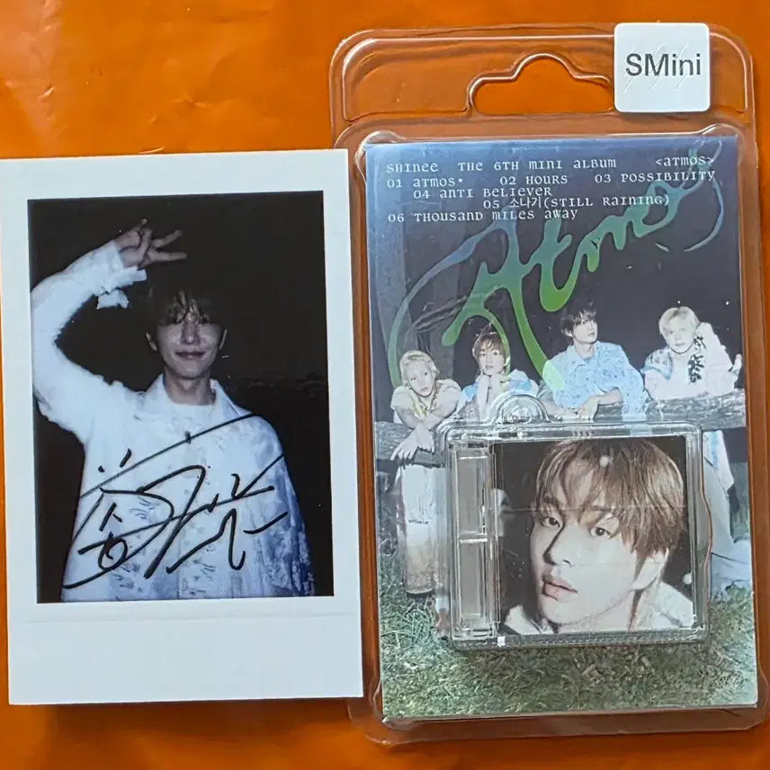 [BUNJANG] SHINee Onew Atmos Polaroid + Smini Sealed Album Bundle Set / 온유 진기 샤이니 애트모스 폴라+슴미니 미개봉