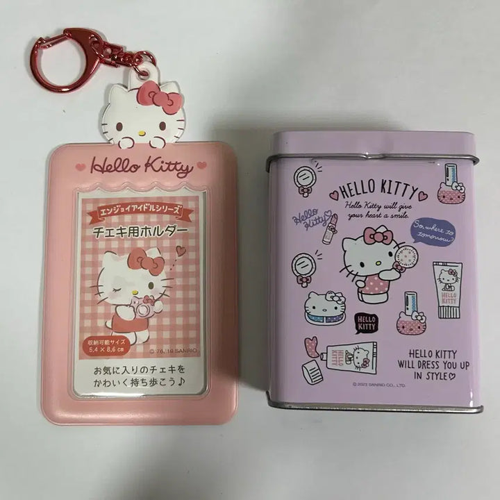 [BUNJANG] Sanrio Hello Kitty Tin Case Photocard Holder / 헬로키티 산리오 포카홀더 틴케이스 체키 고전키티