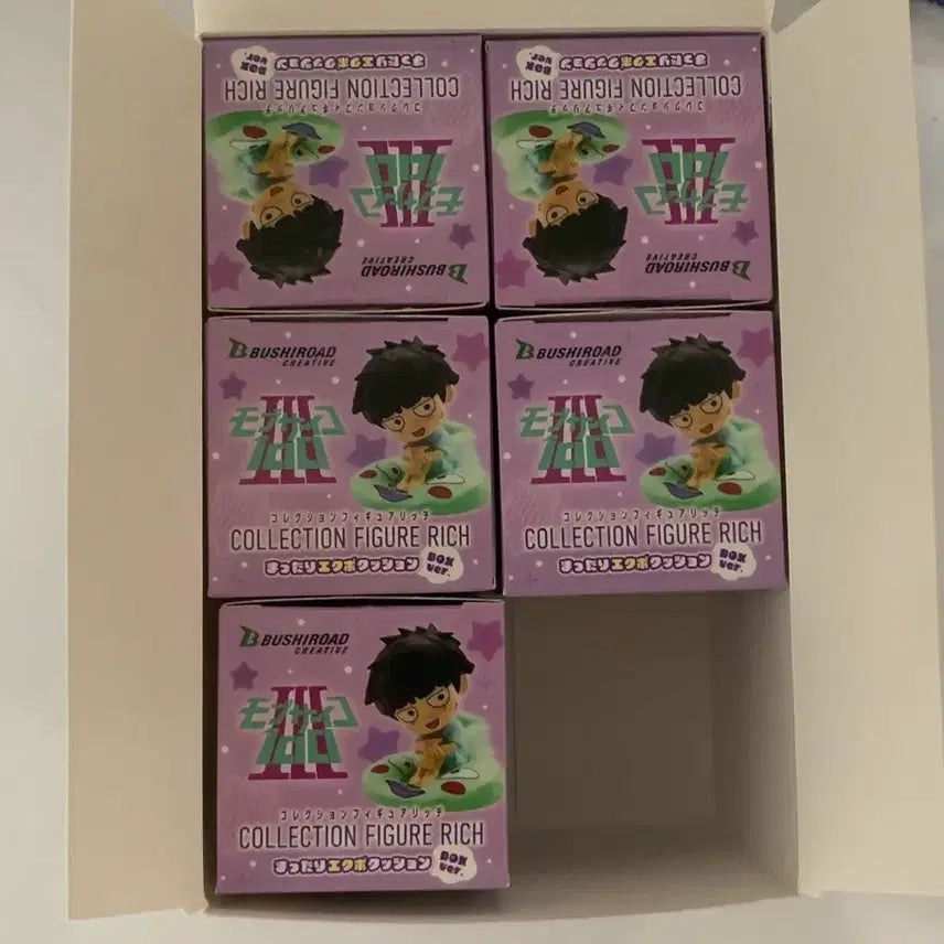 [BUNJANG] Mob Psycho 100 Bushiroad Full Set of 5 Figures / 모브사이코100 몹싸 부시로드 피규어 5종 풀셋
