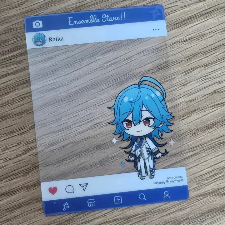 [BUNJANG] Ensemble Stars! Spotlight Pop-up Event Limited Edition Clear Card - Raika (7th Anniversary) / 앙상블스타즈 모펀 스포트라이트 팝업 특전 클리어카드  라이카 7특 7만원 에스프리