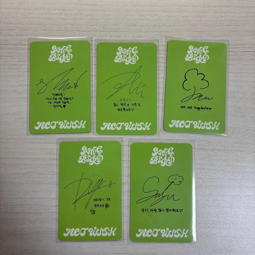 [BUNJANG] NCT WISH Wish Album Photocard Sakua Sion Riku Bundle Set / 드볼일괄!)스테디 엔위시 엔시티 위시 앨범 포카 사쿠야 시온 리쿠