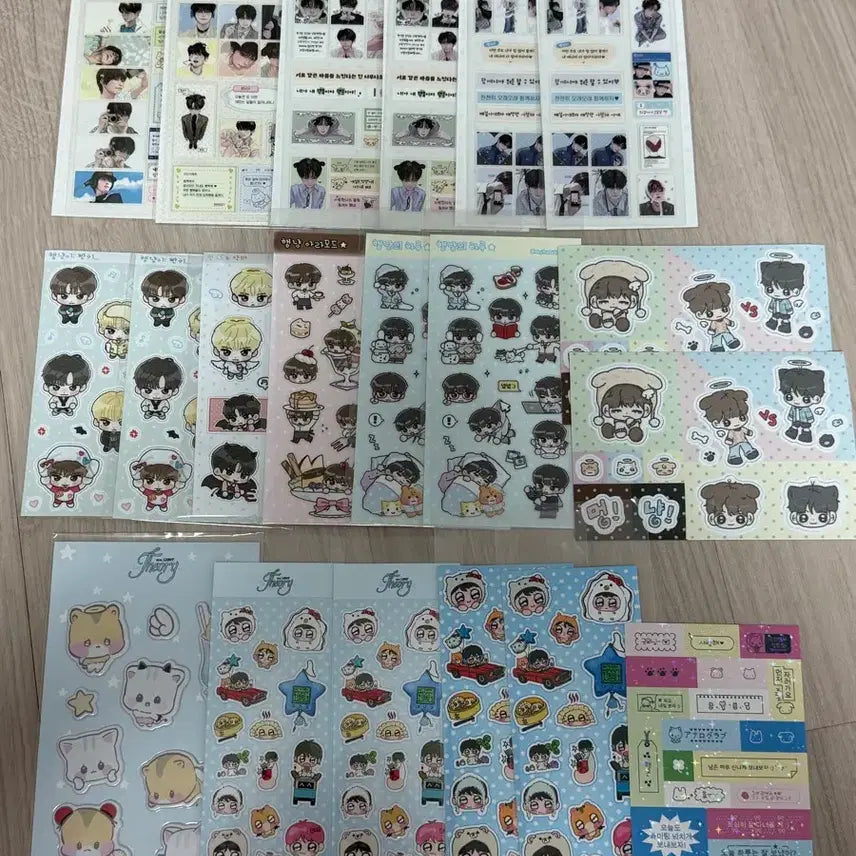 [BUNJANG] Sung Hanbin Tiny Gongdingi Baekmi Sticker Set Zerobaseone / 성한빈 티니 공딩이 백미 + @ 스티커 20장 제베원 제로베이스원