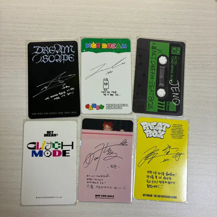 [BUNJANG] NCT DREAM Bundle Set Jaemin Mark Haechan Renjun Chenle Beatbox My First Jungwoo Photocards / 폭덤!! 일괄) 재민 마크 이불런쥔 천러 비트박스 마첫 포카 엔드림