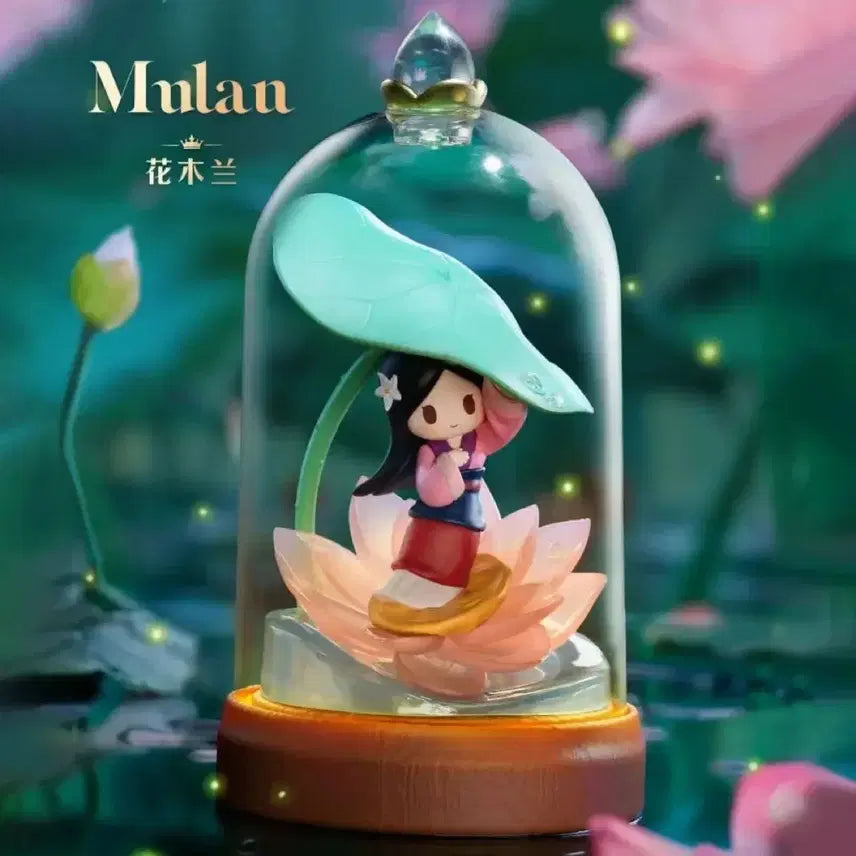 [BUNJANG] Disney Princess Mulan Flower Mood Lamp Figure / 디즈니 프린세스 플라워 무드등 피규어