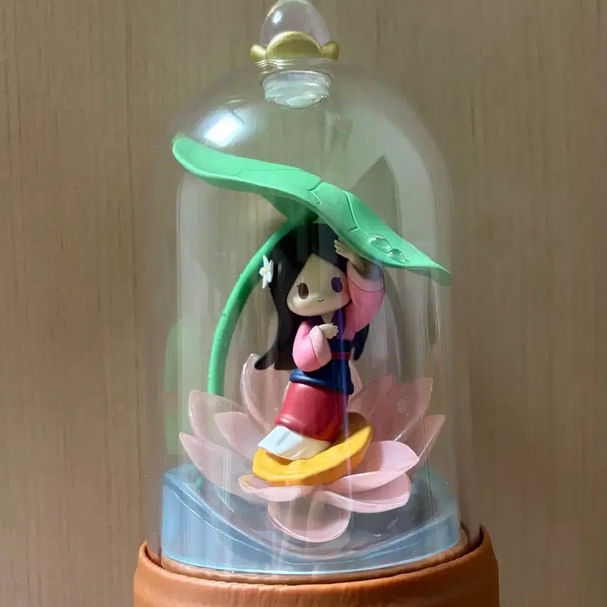 [BUNJANG] Disney Princess Mulan Flower Mood Lamp Figure / 디즈니 프린세스 플라워 무드등 피규어