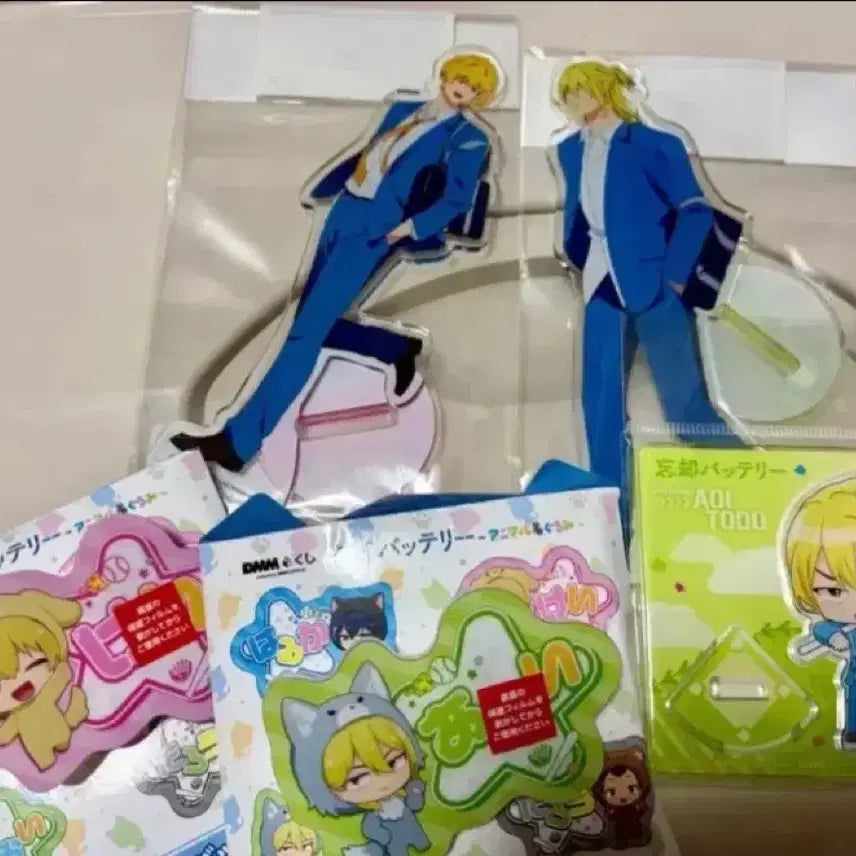 [BUNJANG] Magane Battery Kaname Kei Todo Aoi Acrylic Stand Bundle Set / 망각배터리 망배 카나메 케이 토도 아오이 아크릴 스탠드 쿠지 집게 일괄