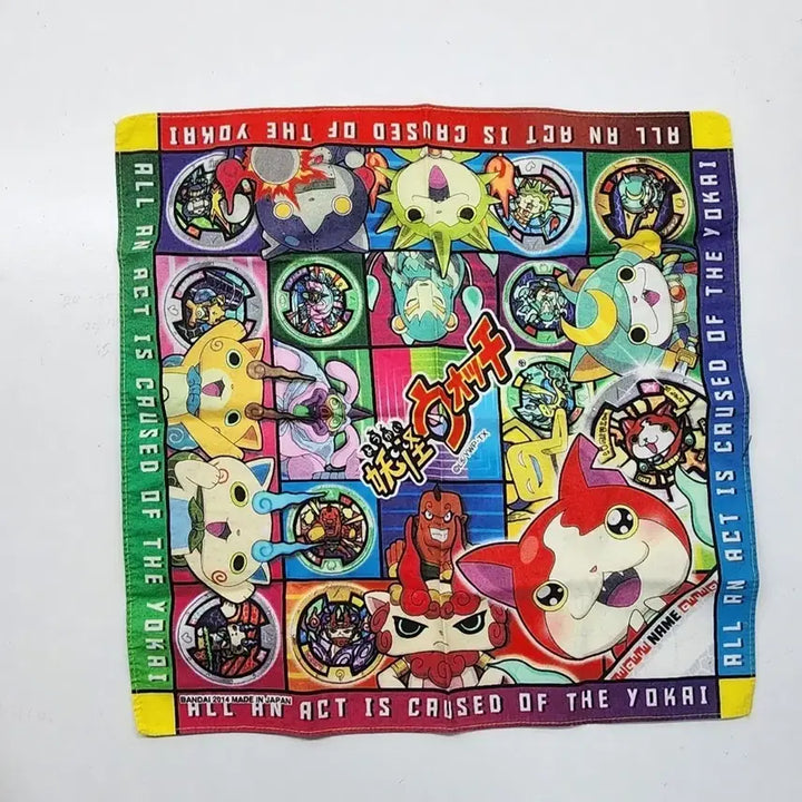 [BUNJANG] Classic Yo-kai Watch Handkerchief / 고전 요괴워치 손수건